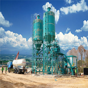 Type de levage de puits HZS50 Usine de mélange de béton simple 50m3 / h
